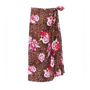 Victoria's Secret Sarong Swim Beach Cover-Up in an animal and floral print